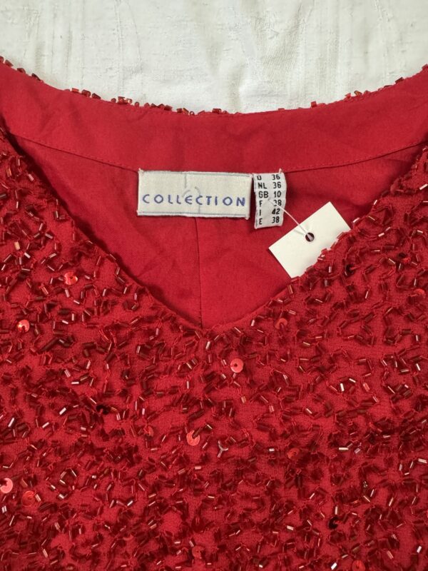 Vintage top s flitry ve S/M - Image 3