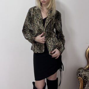 Vintage leopardní sako vel M