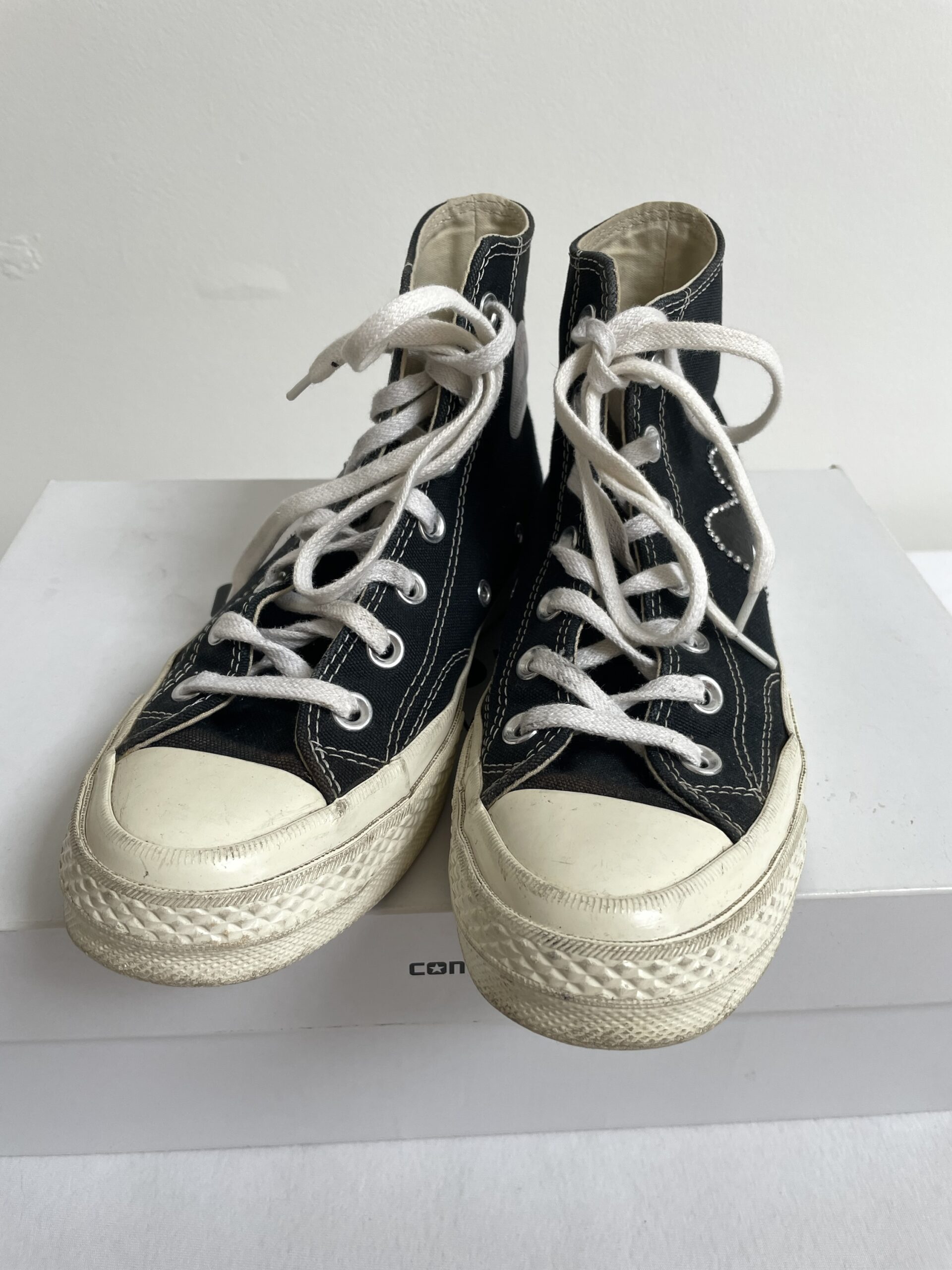 Converse x CDG custom tenisky vel 36,5 - Image 4