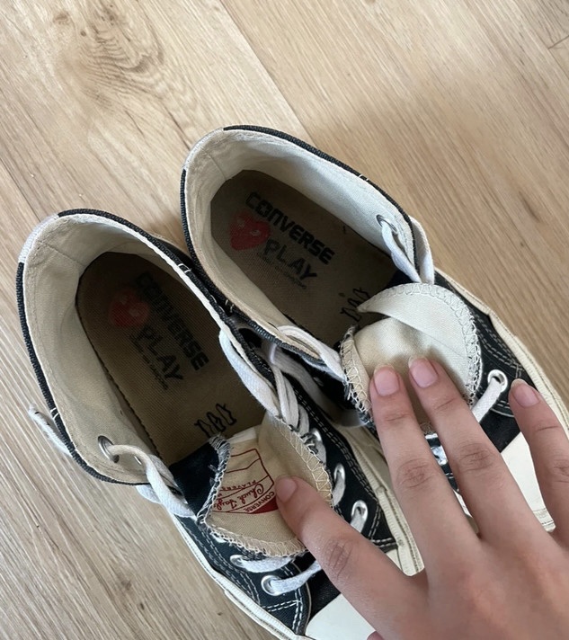 Converse x CDG custom tenisky vel 36,5 - Image 9
