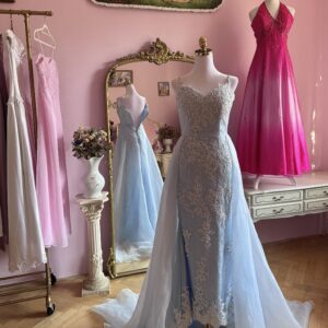 Princeznovské šaty s vlečkou vel S #19