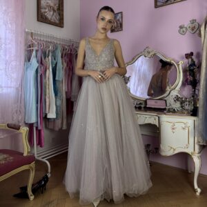 Pudrové Mascara šaty vel S/M #17