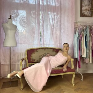 Vintage šaty a korálky větší S #15