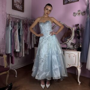 Modré y2k šaty vel S/M #7