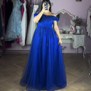 Královské šaty se spadlými rameny vel M #4