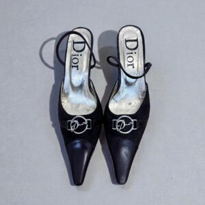 Dior slingback kitten heels size 40