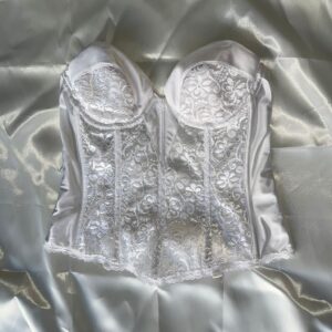 Vintage cottagecore korzet vel S
