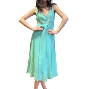 Šaty 100% silk vel M
